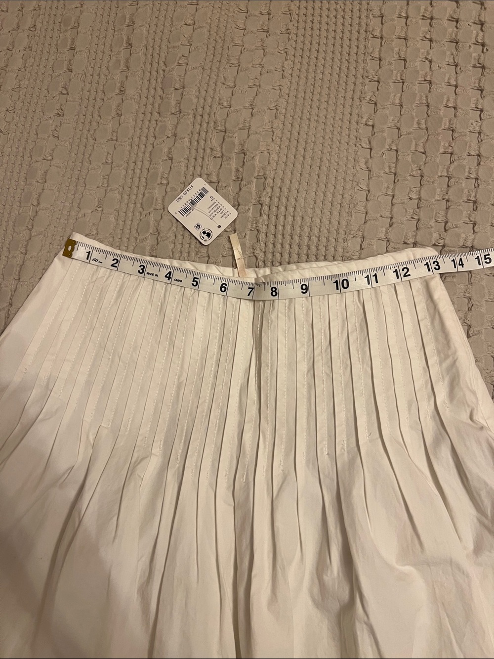 Free People Peyton Pleated Pintuck Cotton Poplin Skirt - Picture 11 of 12
